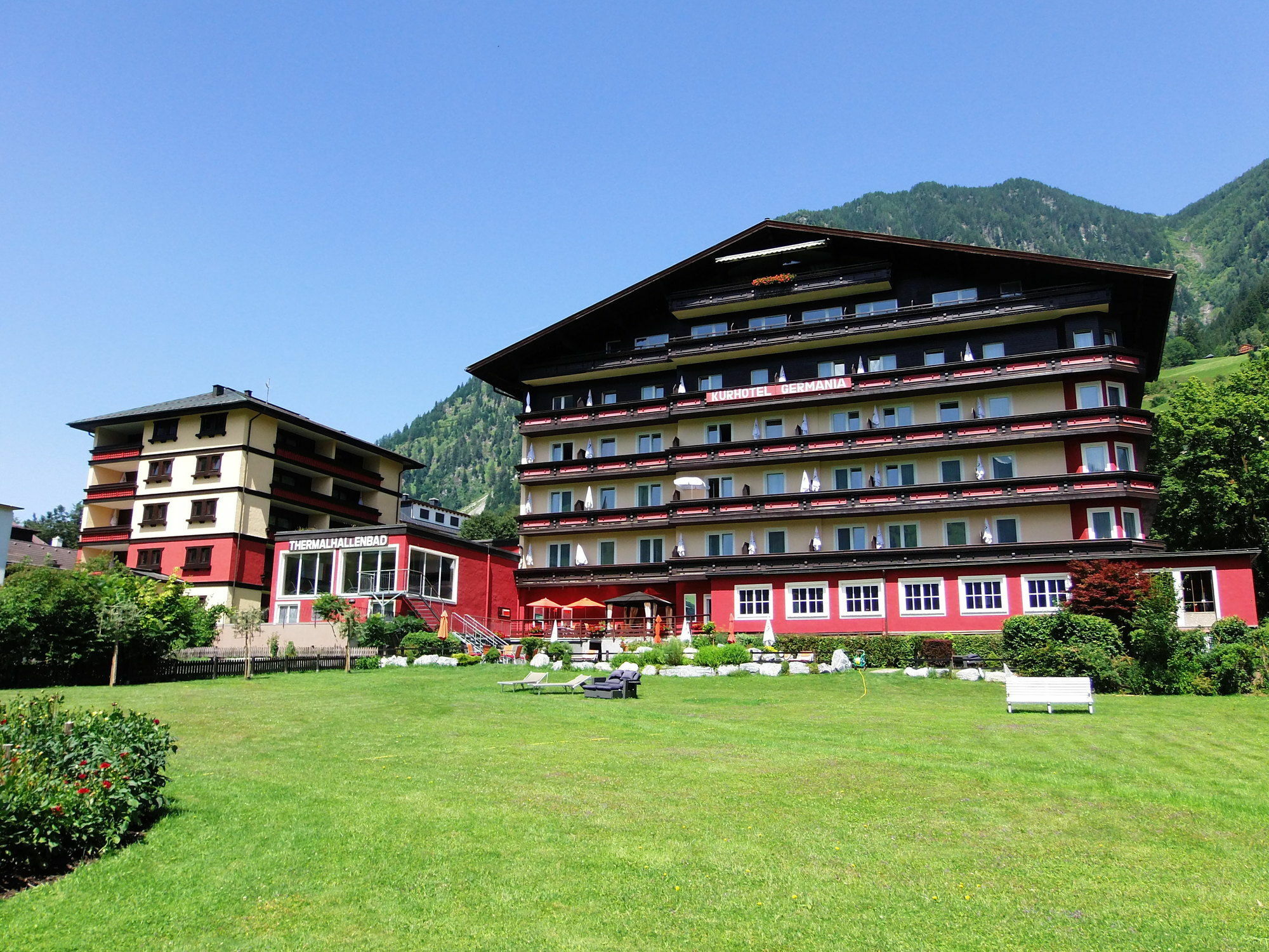 Hotel Germania Gastein - Ganzjahrig Inklusive Alpentherme Gastein & Sommersaison Inklusive Gasteiner Bergbahnen Bad Hofgastein Exterior foto